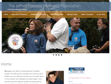 Tablet Screenshot of jeffcoombsfund.org